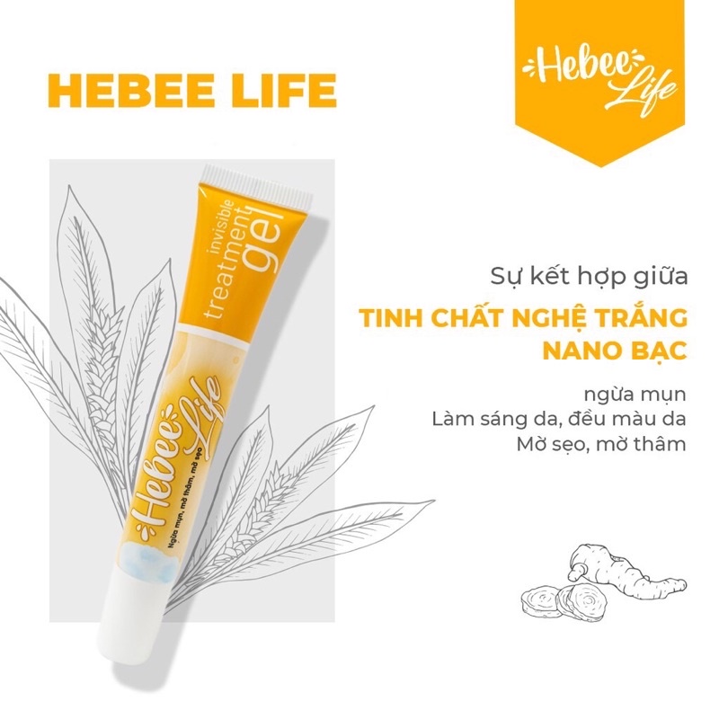 Gel bôi mụn Hebee Life 20g