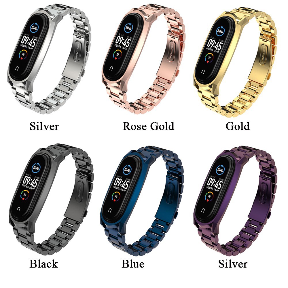 Dây Đeo Thay Thế Cho Đồng Hồ Thông Minh Xiaomi Mi Band 5 Nfc Phiên Bản Quốc Tế Cho Xiaomi 4 3