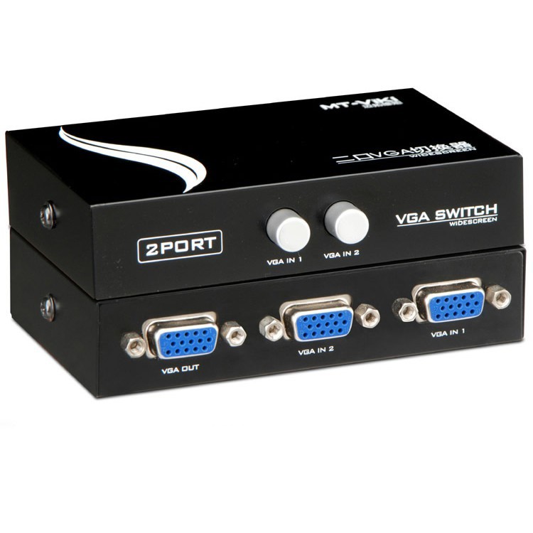 [Mã ELFLASH5 giảm 20K đơn 50K] Bộ gộp VGA 2 vào 1 ra MK-VIKI (2 Port VGA Switch)