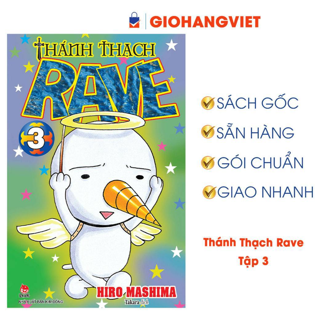 Truyện tranh Thánh Thạch Rave Tập 3 (Tặng kèm Bookmark Plue Sách không có màng co)