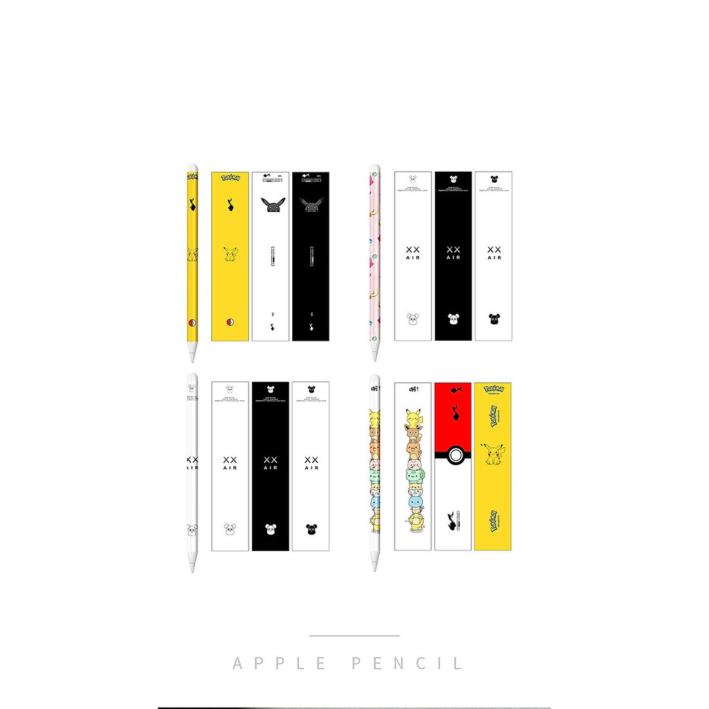 Bộ Miếng Dán Skin Decal Bảo Vệ cho bút Apple Pencil 2.