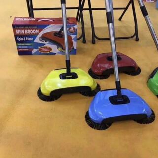 Chổi lau nhà hút bụi thông minh spin broom