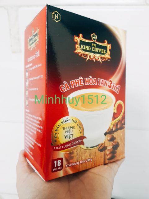 King coffee cà phê hòa tan 3 in 1