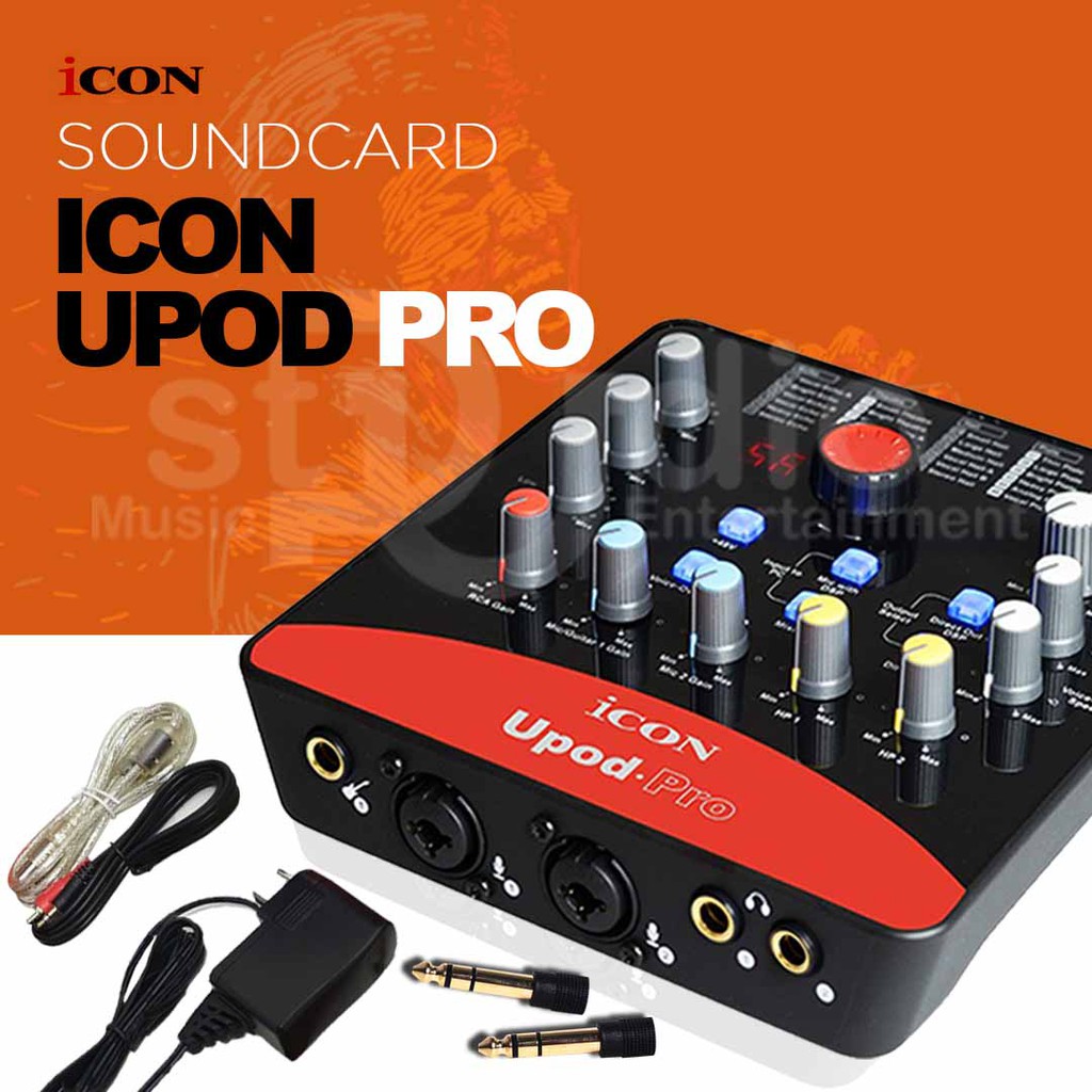【Chính hãng】Thiết bị thu âm livestream Sound card Icon Upod Pro - bảo hành 12 tháng 1 đổi 1 (trừ phụ kiện)