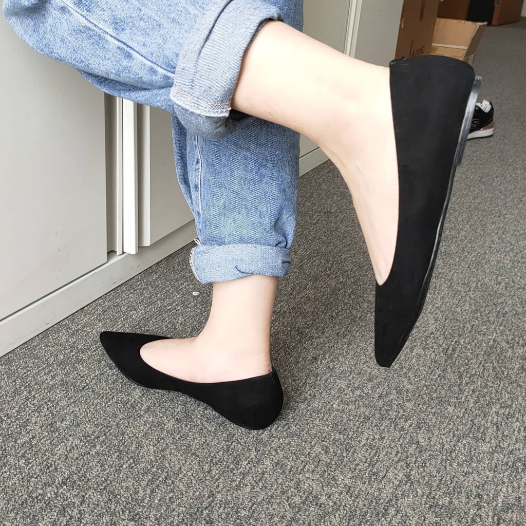 Giày búp bê Michael Kors, da lộn