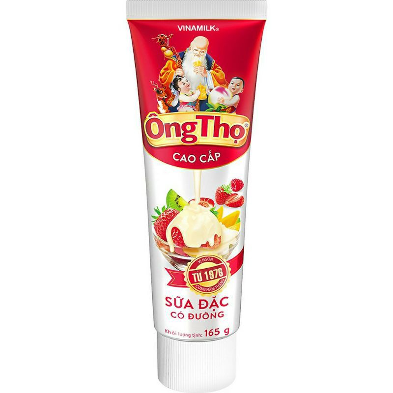 Sữa đặc Ông Thọ đỏ dạng tuýp 165g