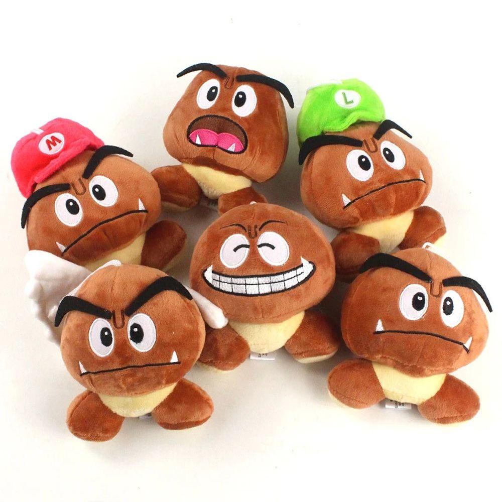 Đồ Chơi Nhồi Bông Hình Nhân Vật Hoạt Hình Super Mario REBUY1 Goomba 14cm