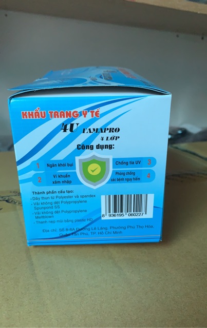 Khẩu Trang Y Tế 4 Lớp Kháng Khuẩn Xuất Khẩu Hàng Chính Hãng Nam Anh . Hoàn Tiền Nếu Quý Khách Không Hài Lòng