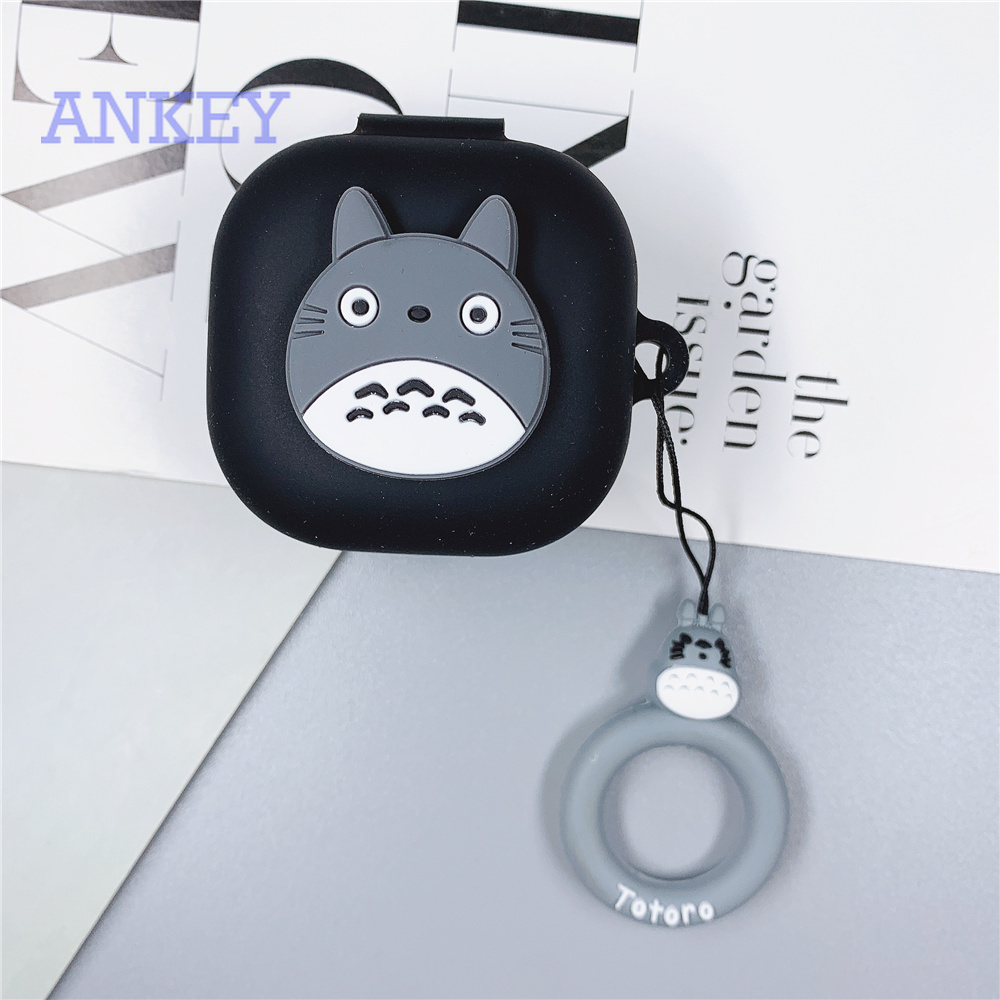 Case for Samsung Galaxy Buds Live / Buds Pro / Buds 2 / Buds2 Pro / Buds + Plus Vỏ Bảo Vệ Tai Nghe Chống Sốc Chống Nước Có Móc Treo Hình Hoạt Hình Cho