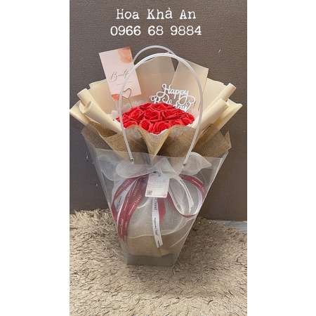 [Quà sinh nhật - Freeship] Bó hoa 30 bông hoa sáp vĩnh cửu. Nội thành HN đặt NowShip nhận hàng ngay sau 1-2h