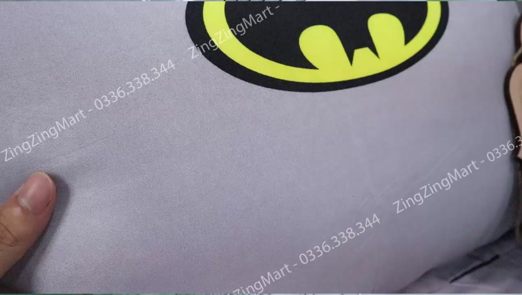 Vỏ gối nằm Batman 45x65cm,Bao gối Cotton Poly có khóa kéo - GGCH (Chát chọn thêm mẫu) | BigBuy360 - bigbuy360.vn