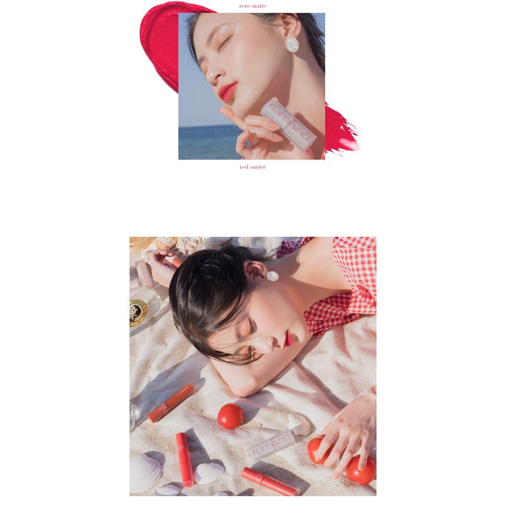 Son thỏi lì, nhẹ môi và siêu xinh rom&nd ZERO MATTE LIPSTICK HOT mới T7/2020 | BigBuy360 - bigbuy360.vn