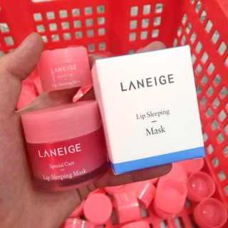 Mặt nạ ngủ môi laneige dưỡng môi+tặng 1 cây bút chì xé