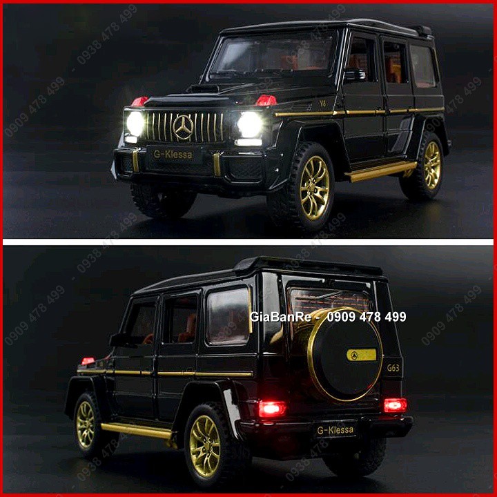 Xe Mô Hình Kim Loại Mercedes G63 Amg Tỉ Lệ 1:32 - Mở 4 Cửa - 9812