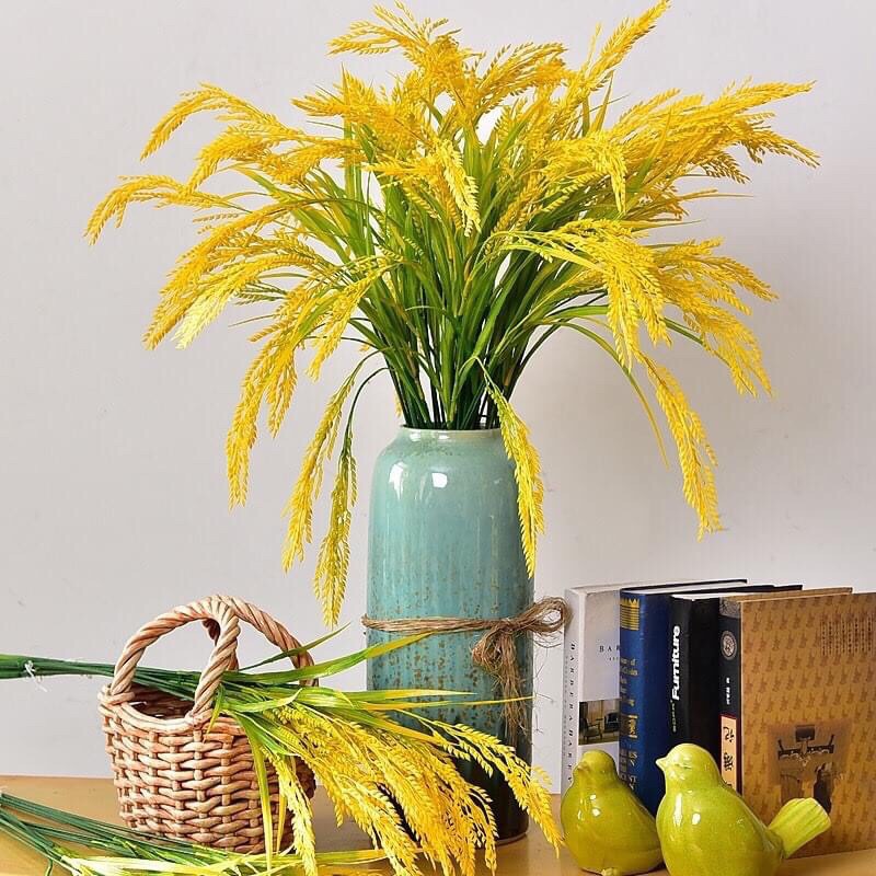 Bông lúa giả, bông lúa vàng sung túc ấm no