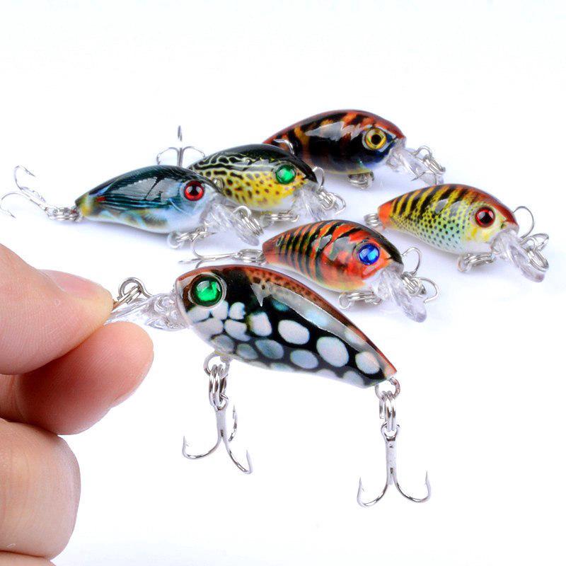 Mồi Câu Cá Giả 3D 45mm 4g chuyên dụng