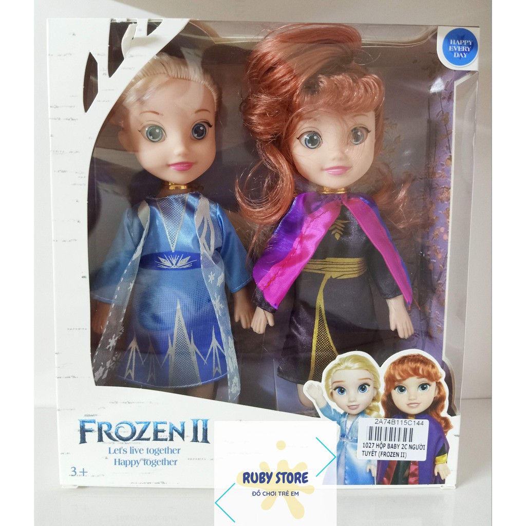 HỘP KIẾNG 2 BÚP BÊ ELSA VÀ ANNA (FROZEN)