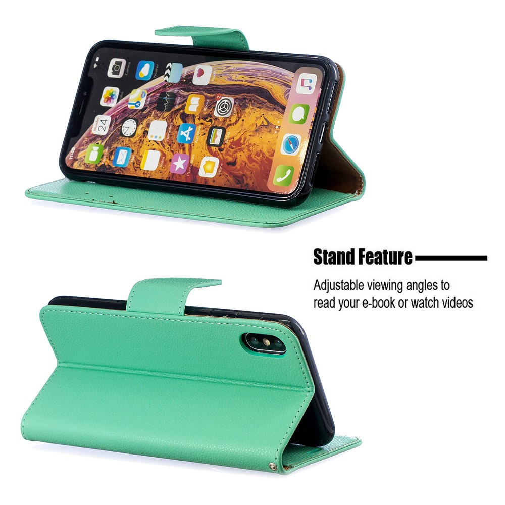 Bao da điện thoại dạng ví nắp lật màu sắc cổ điển cho iPhone XR X XS Max 6 6s 7 8 Plus 8 | BigBuy360 - bigbuy360.vn