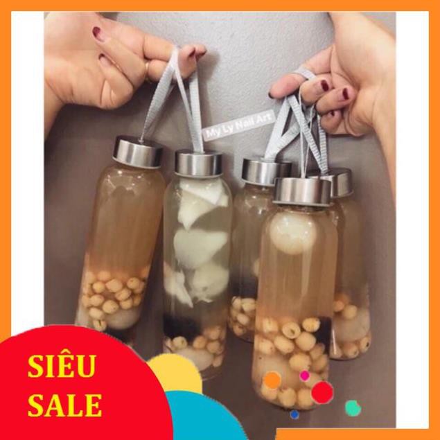 (DEAL HOT) CHAI THỦY TINH NẮP Có Đậy (300ml-500ml)
