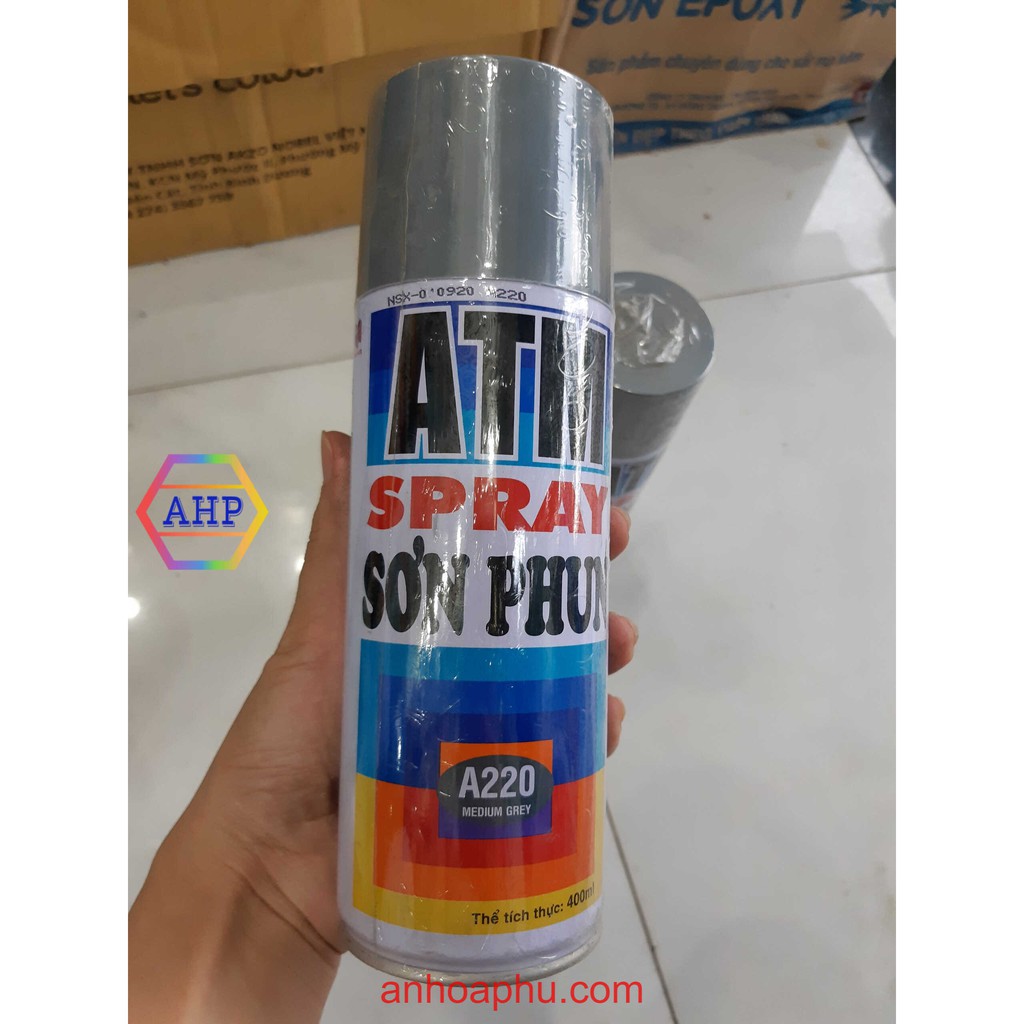 Sơn xịt ATM - bình xịt cầm tay 400ml nhiều màu