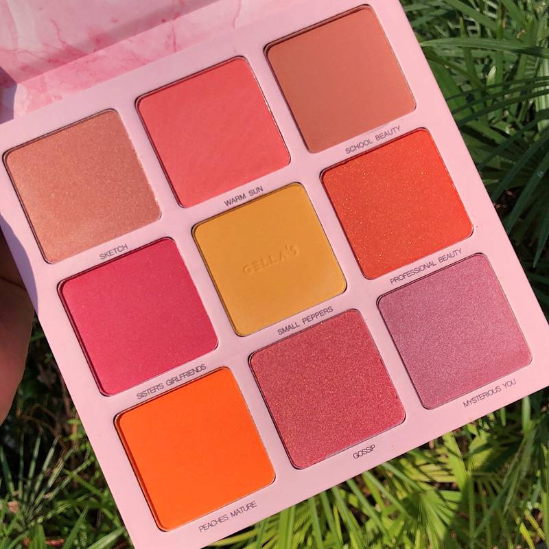[Hàng mới về] Bảng Phấn Mắt Sáng Và Phấn Bronzer 9 Màu Lì Và Màu Nhũ Kim Tuyến Kết Hợp Trang Điểm Tự Nhiên | BigBuy360 - bigbuy360.vn