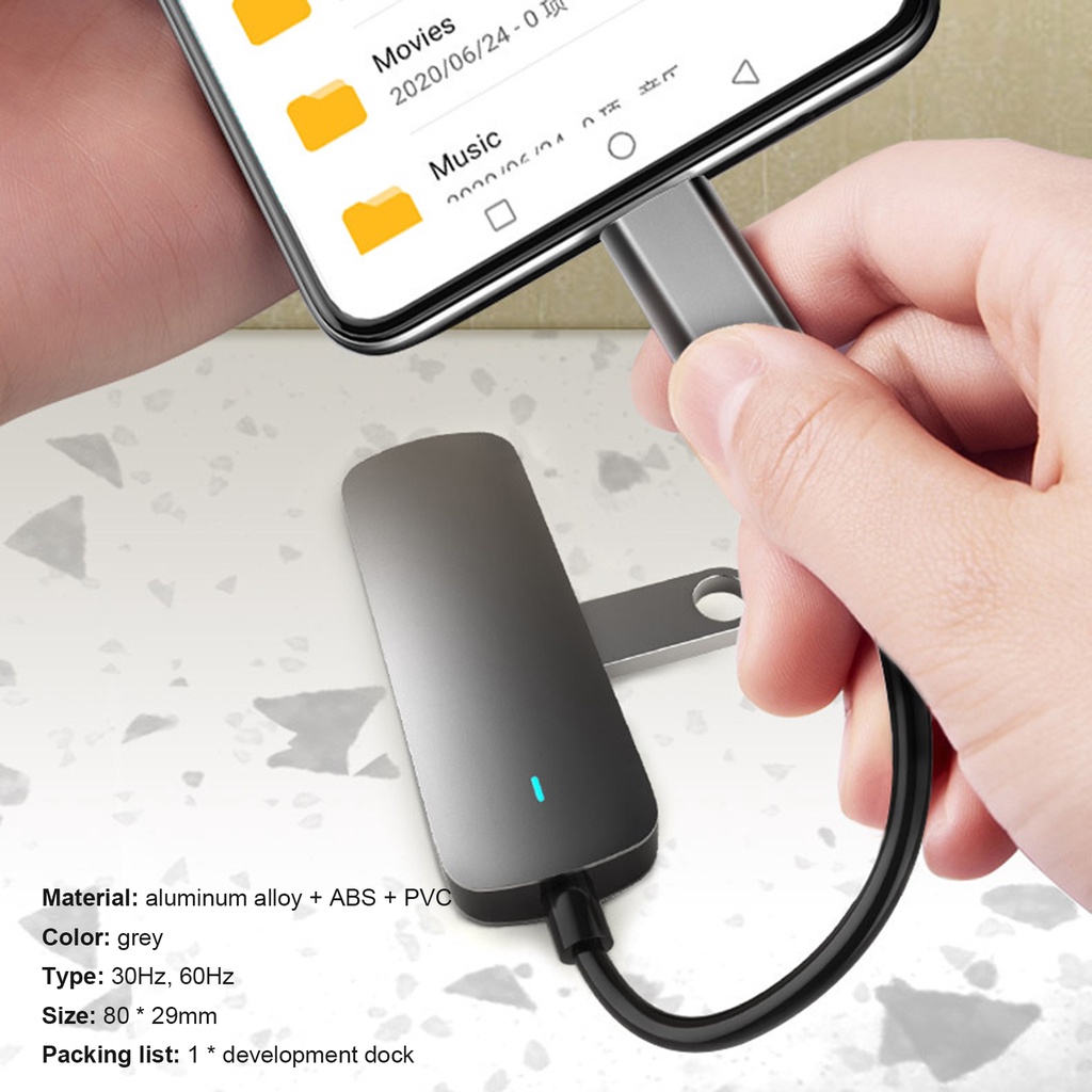 Đế sạc mở rộng cổng USB Type-C HDMI cho Windows 7/8/8.1/10