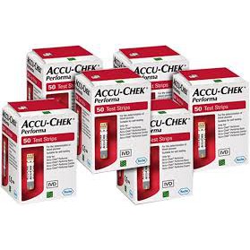 QUE THỬ ĐƯỜNG ACCUCHEK PERFORMA (50 QUE) HÀNG CHÍNH HÃNG