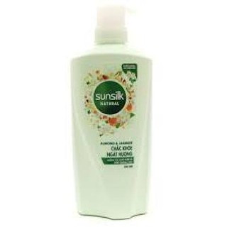 Dầu gội Sunsilk Natural Almond and Jasmine chắc khoẻ ngát hương 650g