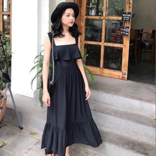 Đầm Maxi lưng nơ