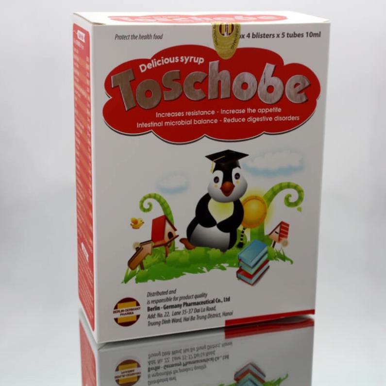 Siro Ăn Ngon Toschobe Hộp 20 Ống 10ml