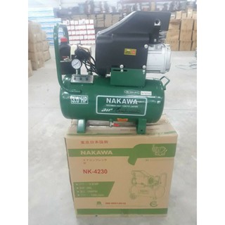 Máy nén khí nakawa 30lit có dầu 3hp .