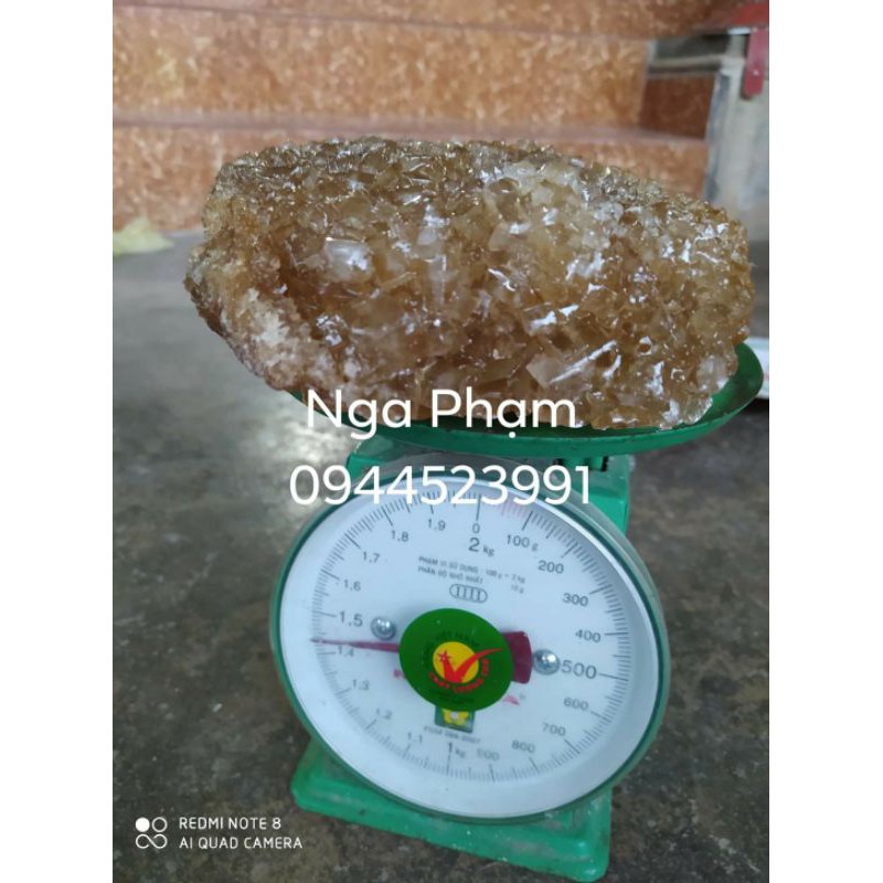 Đường phèn tự nhiên đựng phi inox sạch sẽ | BigBuy360 - bigbuy360.vn