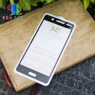 [BỘ 2 KÍNH] Kính cường lực Nokia 5 - 9D full màn hình / dán màn hình Nokia 5 tràn màn hình