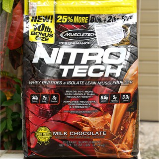 Thực Phẩm Bổ Sung Dinh Dưỡng Dạng Bột MuscleTech NitroTech 4.5kg
