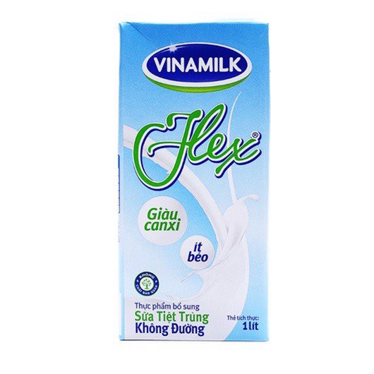 Sữa Tiệt Trùng Flex Vinamilk Không Đường - 1 lít