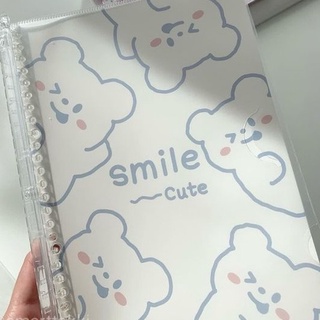 Sổ còng Binder kèm File holder 2in1 size B5 26 lỗ có thể thêm giấy dùng Take Note Bullet Journal
