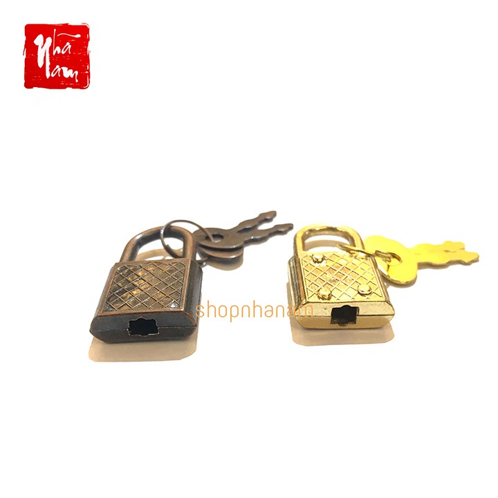 Khóa cổ bình mini, phụ kiện đai + khóa cổ dành cho bình ngâm rượu