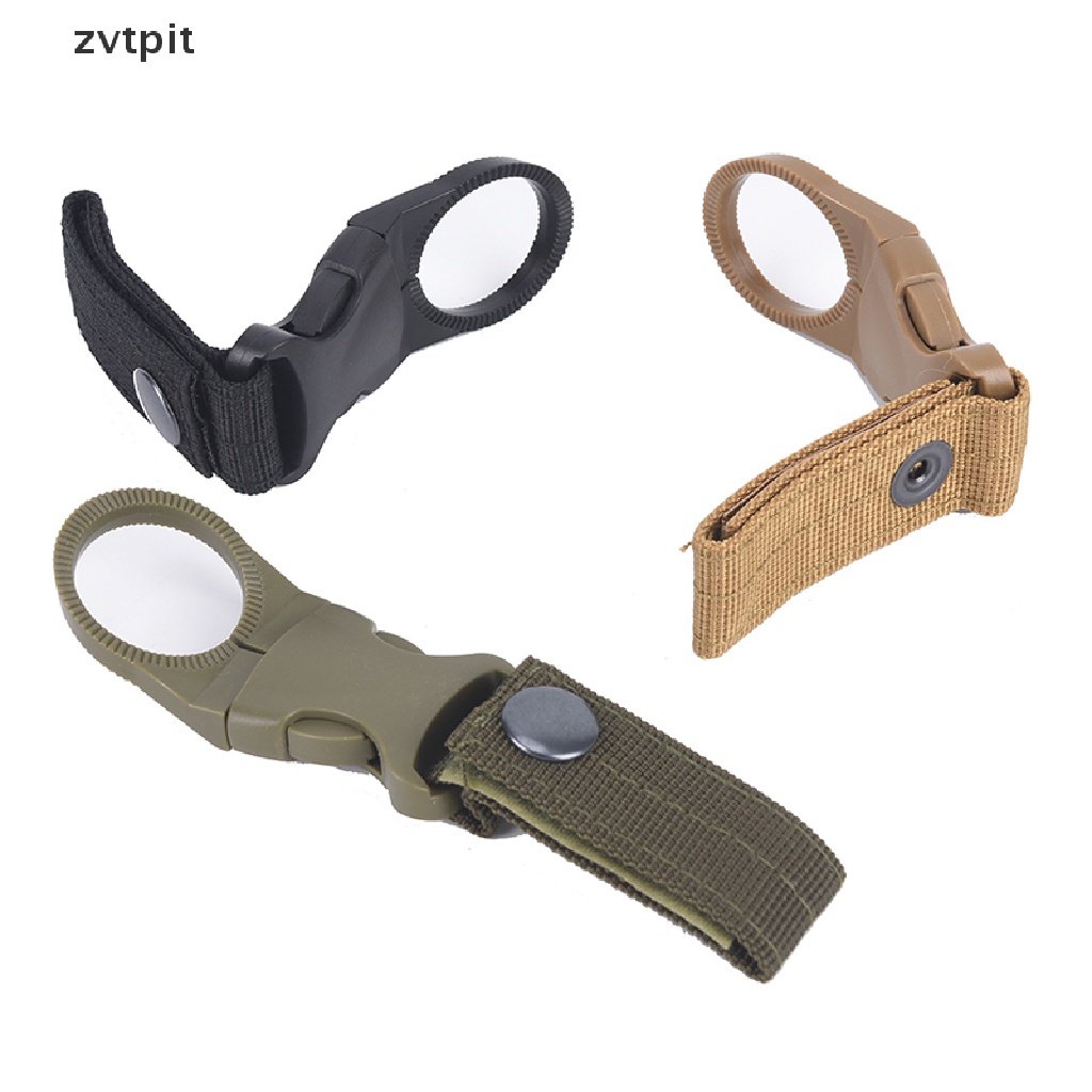 [ZVPT] Outdoor Nylon Webbing Buckle Hook Water Bottle Holder Clip Belt Backpack Clamp DSF