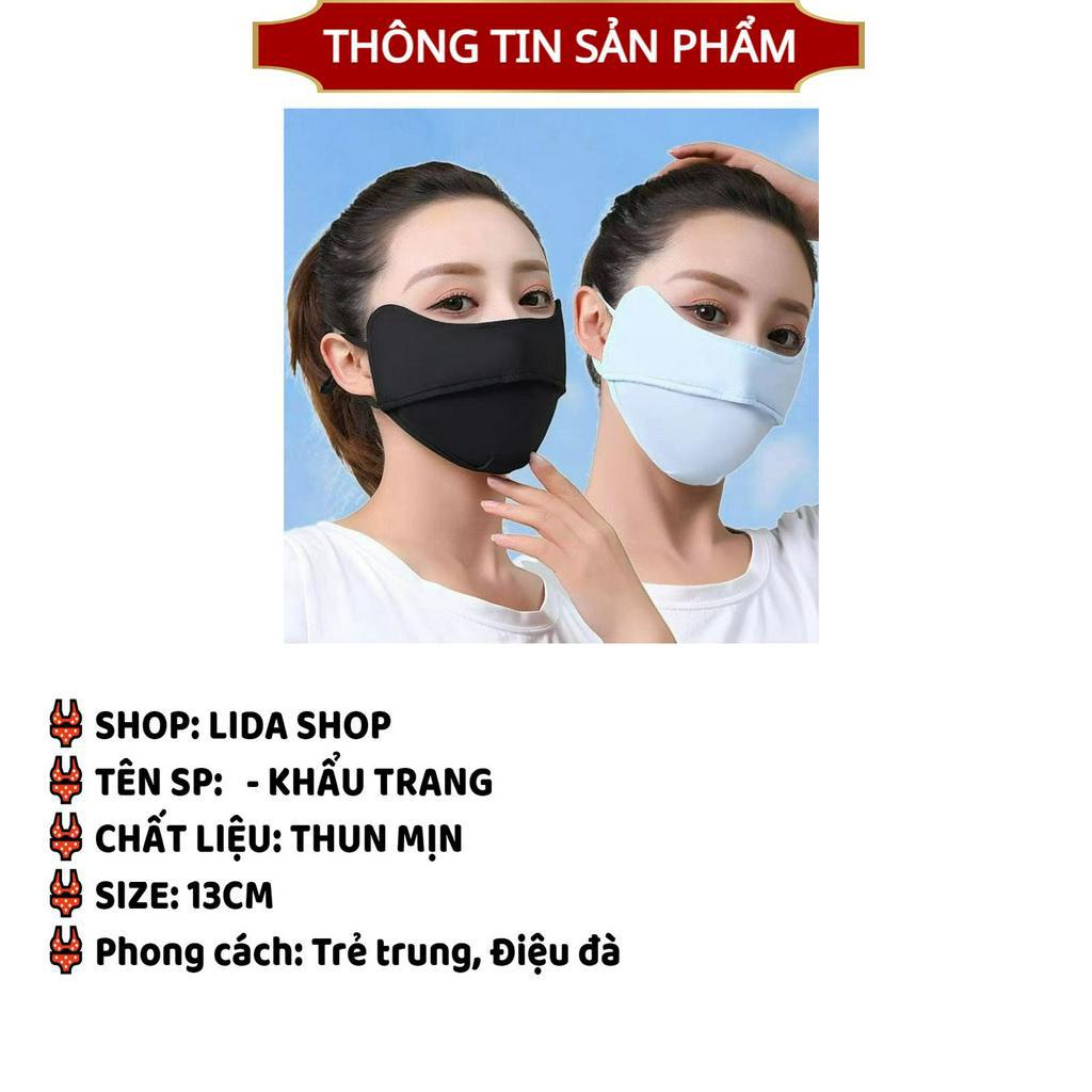 Khẩu trang chống tia UV cao cấp Thiết Kế chống nắng UPF 50+ nam nữ đều thích hợp