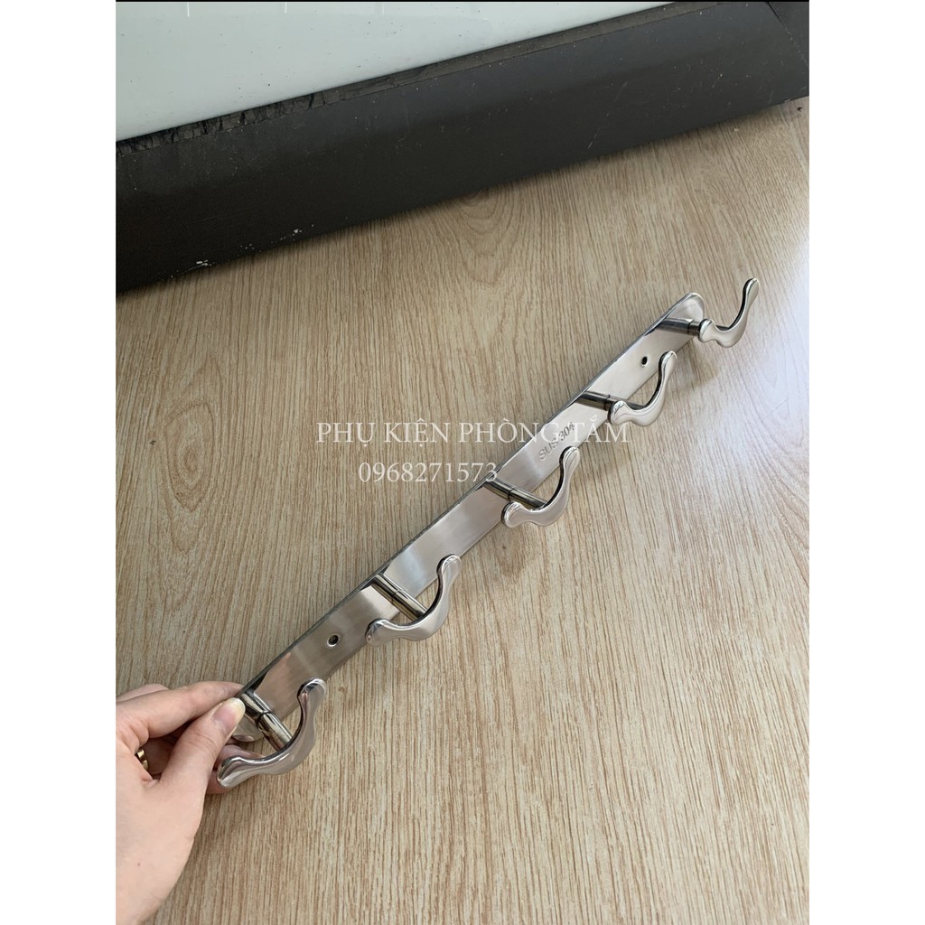 Móc treo quần áo Inox 304 Cao Cấp, sáng bóng, chống han gỉ, chịu lực cực tốt - MACB