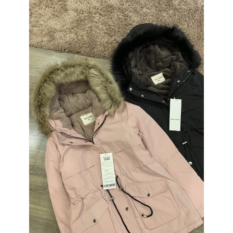 Áo parka lót lông