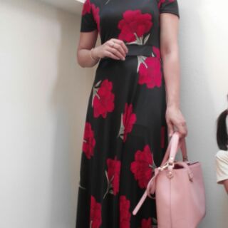 Đầm maxi trung niên