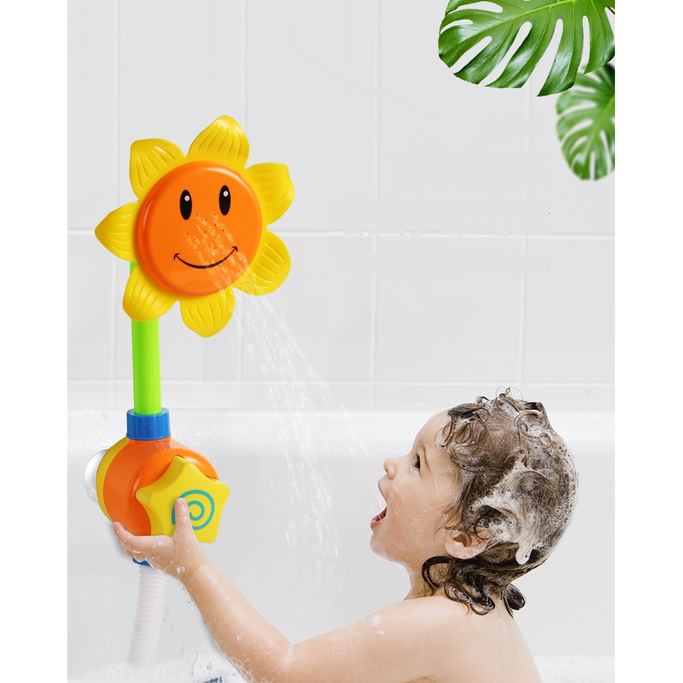 Vòi hoa sen hướng dương phun nước hot 2021 - Đồ chơi giải trí vận động nhà tắm giáo dục thông minh trẻ em cho bé giá rẻ