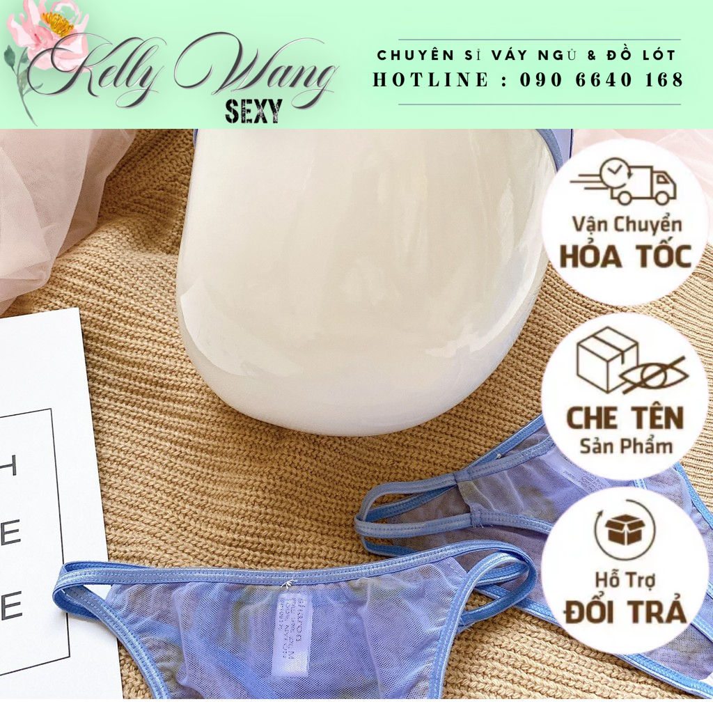 ẢNH THẬT ♥️ QUẦN LÓT LỌT KHE SIÊU ĐẸP - QUẦN CHÍP LỌT KHE SEXY - KellyWang CK019+CK20