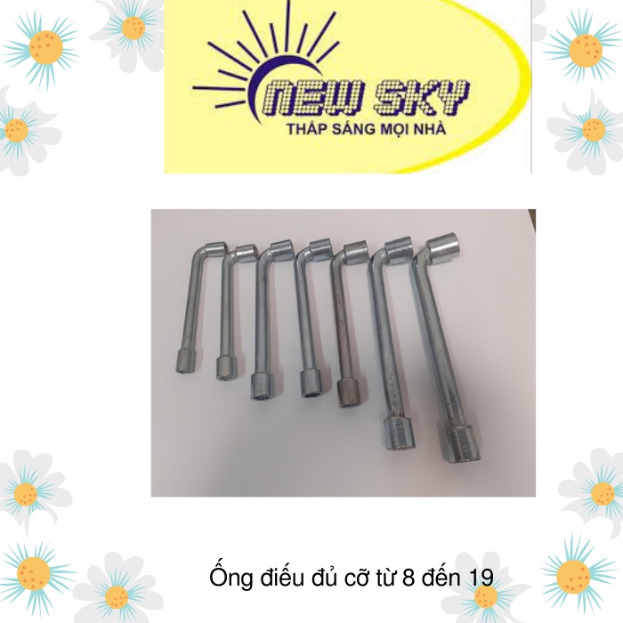 Ống điếu đủ cỡ từ 8 đến 19