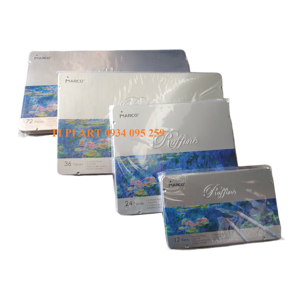 Bút Chì Màu khô Marco Raffine 12/24/36/72 màu