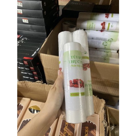 SET 3 CUỘN TÚI ĐỰNG THỰC PHẨM TỰ PHÂN HỦY SG TIỆN DỤNG