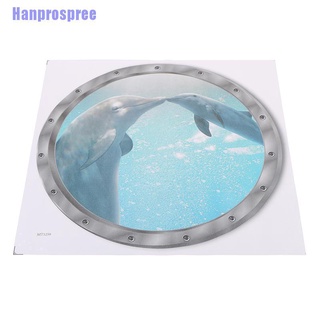 Miếng Dán Tường Trang Trí Hình Cá Heo 3d Hp