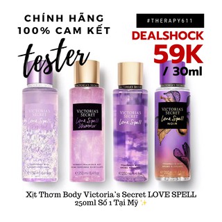 Xịt Thơm Body Victoria’s Secret "Love Spell Colection" (250ml) [LINH VỸ AUTHENTIC]