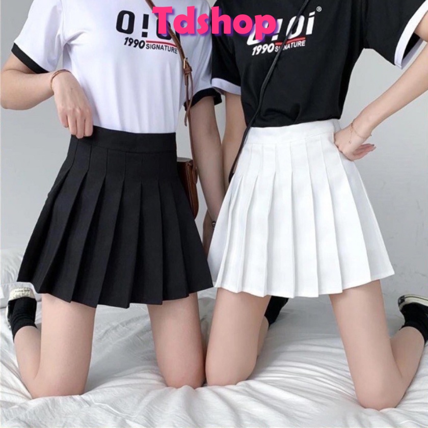 Chân Váy Xếp Ly Hàn Quốc Dáng Chữ A Bigsize Ulzzang Cạp Cao | Tdshopnt - V02 | BigBuy360 - bigbuy360.vn